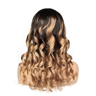 Brazilian Remy Wavy Lace Front Wig