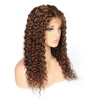 Brazilian Remy Deep Wave Lace Front Wig