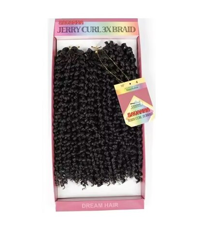 Savanna Jerry Curl 3X Braid DREAM HAIR 10 inch