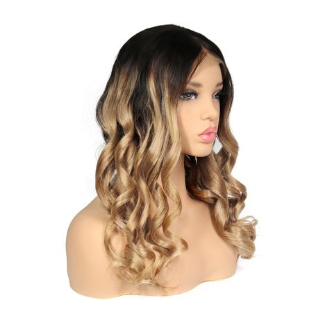 Brazilian Remy Wavy Lace Front Wig