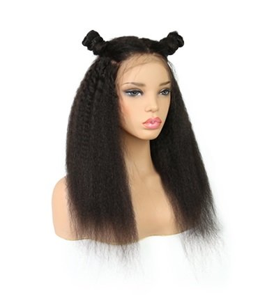 Brazilian Remy Kinky Straight Lace Front Wig