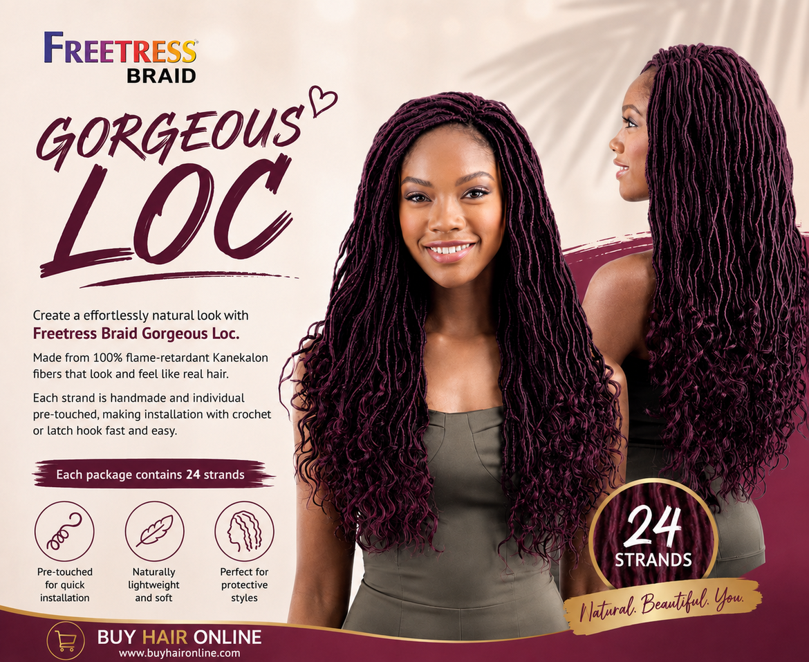 Create a beautiful loc look in minutes.