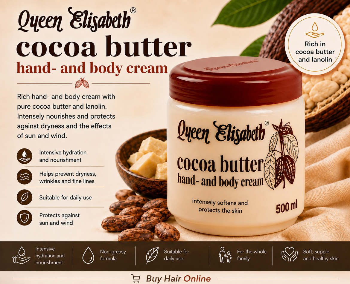 Nourish, moisturize, and protect your skin with the power of pure cocoa butter. For soft, smooth, healthy-looking skin every 