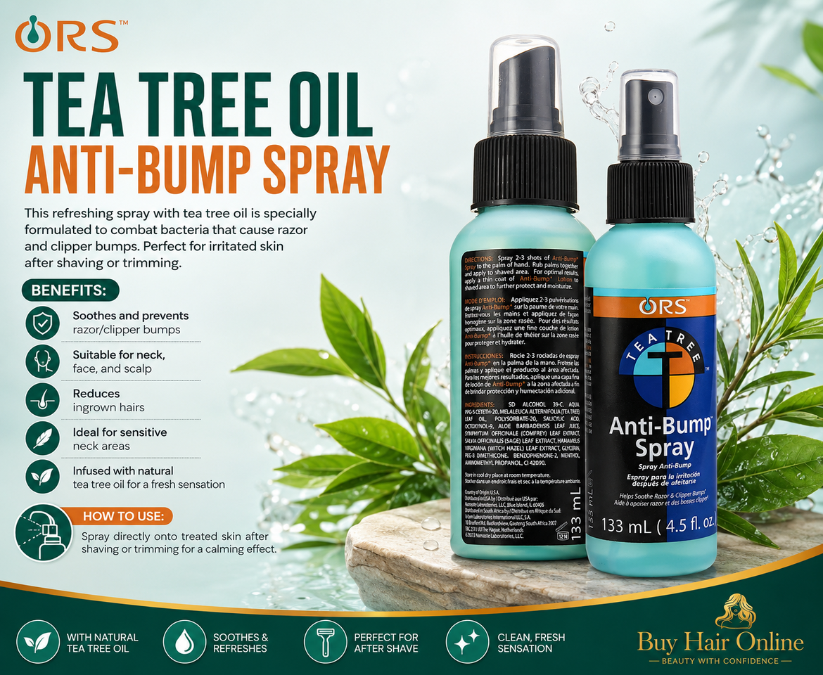 Soothes the skin and helps prevent razor bumps.