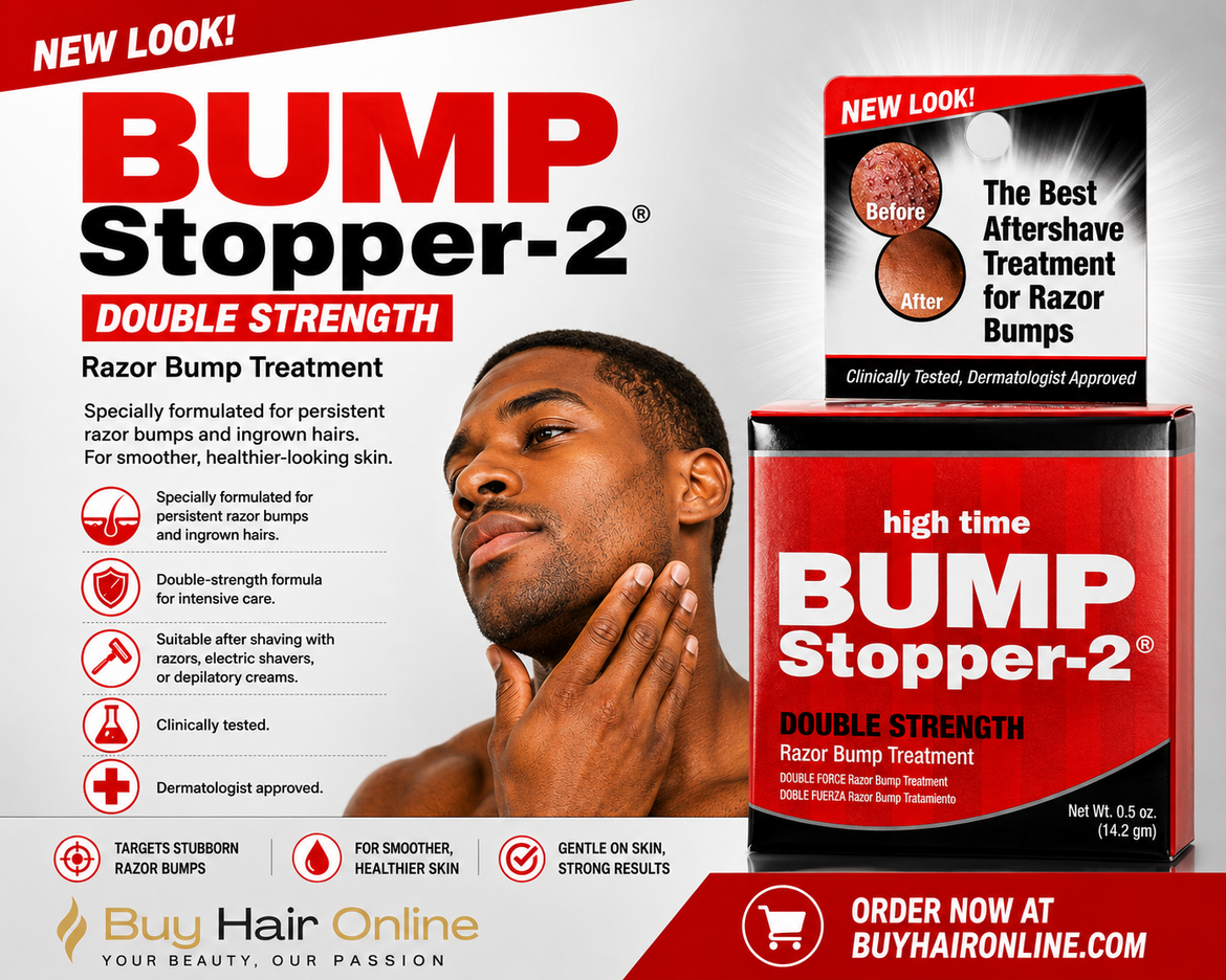 Help reduce stubborn razor bumps and ingrown hairs with Bump Stopper-2 Double Strength.