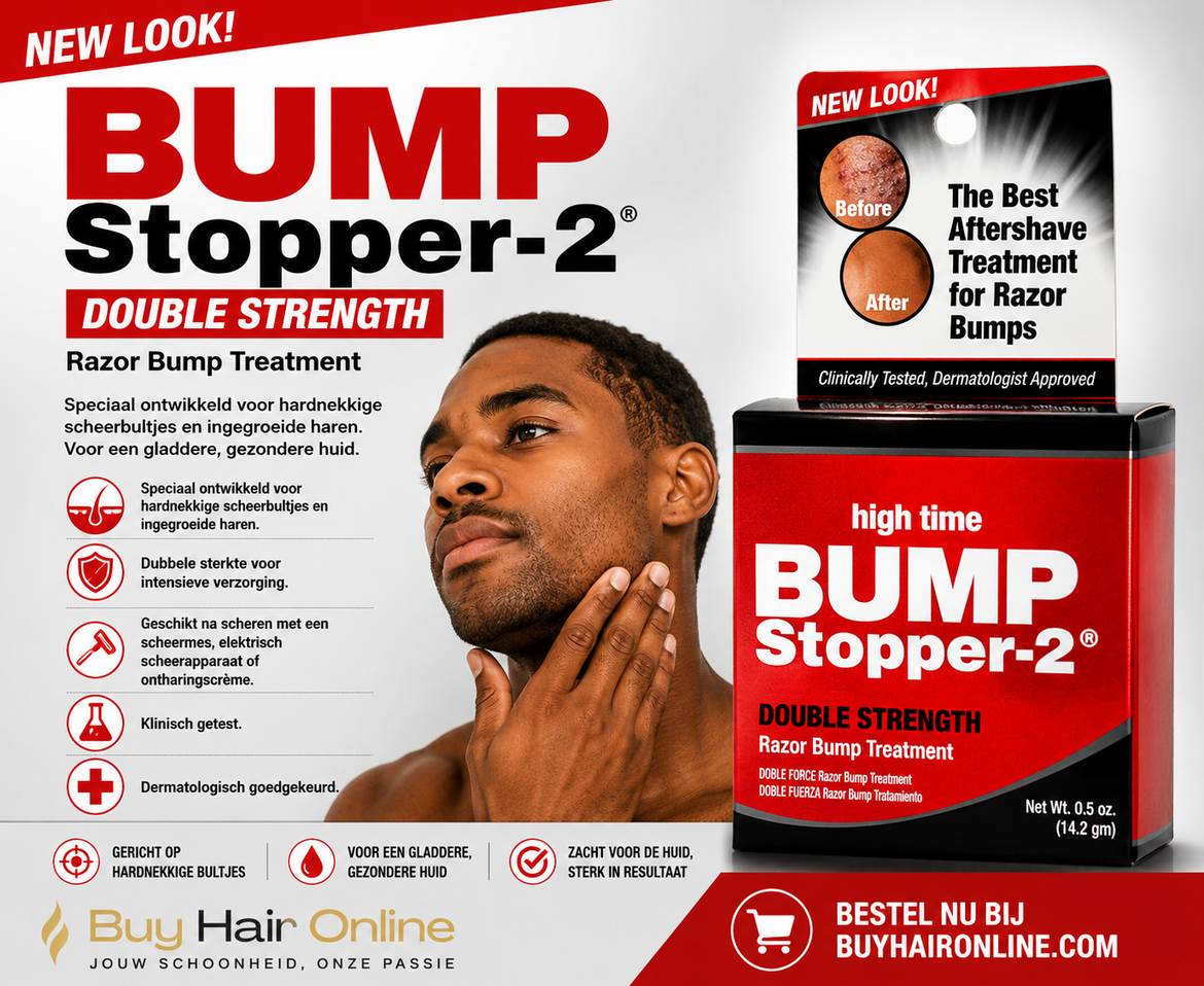 Bestrijd hardnekkige scheerbultjes en ingegroeide haren met Bump Stopper-2 Double Strength.