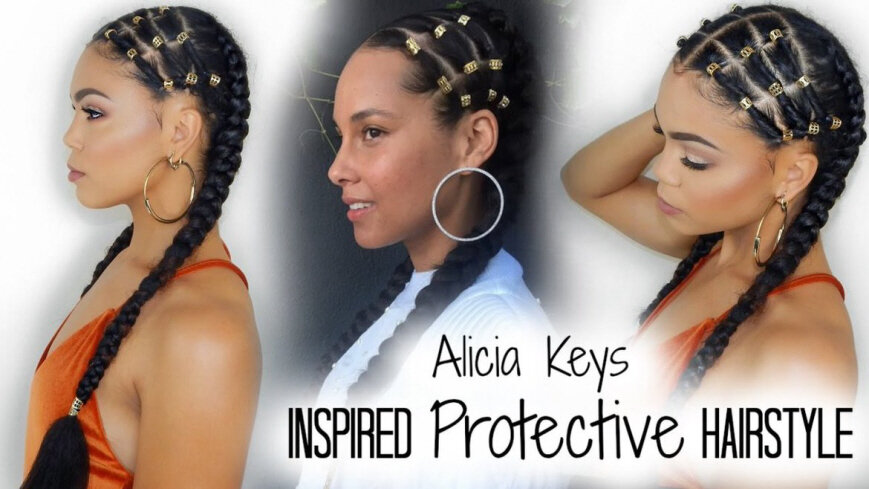 Alicia Keys Inspired Protective Hairstyle