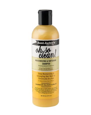 Aunt Jackie's Curls and Coils Oh So Clean Moisturizing and Softening Shampoo 355ml