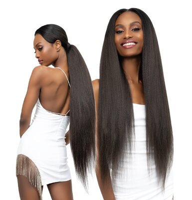 Janet Collection Remy Illusion KINKY STRAIGHT Weave 30 inch