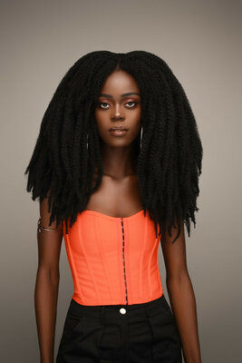 Sensationnel Soft N' Silky Afro Natural Syn Afro Twist Braid ca. 35 cm
