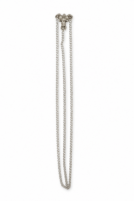 Haarketting Zilver