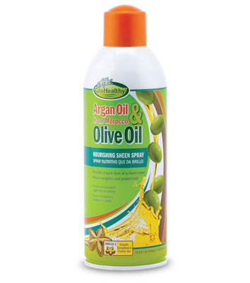 GroHealthy Argan & Olive Oil Sheen Spray 455ml