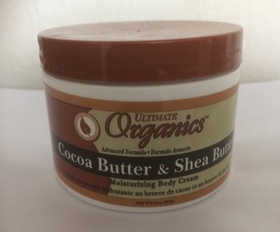 Ultimate Organics Cocoa Butter and Shea Butter 227g