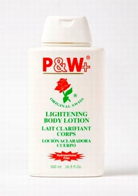 P & W+ Lightening Body Lotion 500ml