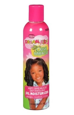 African Pride Dream Kids Olive Miracle Anti-Breakage Detangling Oil Moisturizer 236ml