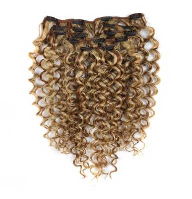 Brazilian Clip In Jerry Curl 7pcs