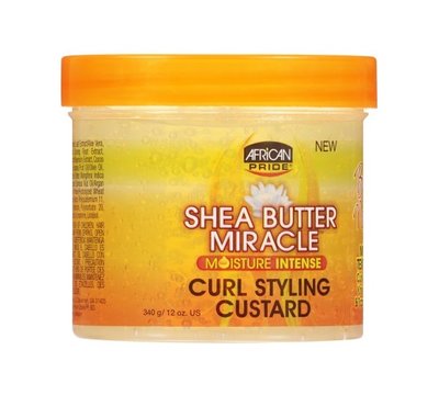 African Pride Shea Butter Miracle Moisture Intense Curl Styling Custard 340g