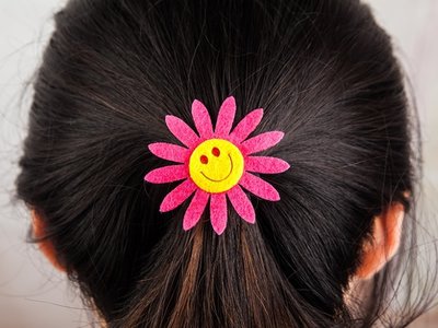 Smiley Face Hair Tie