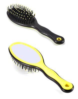 Detangling Hairbrush with Mirror