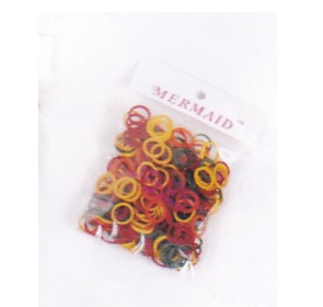 Mermaid rubber bands 250pcs