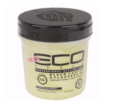 Eco Style Black Castor and Flaxseed Oil Styling Gel 473ml