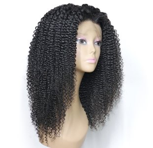 Brazilian Remy Kinky Curly Lace Front Wig