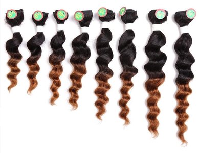 Smart Human Hair Caribbean Deep 8pcs One Pack Full Head