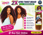 Janet Collection  2X Afro Twist Braid 24 inch_