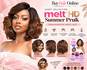 Janet Collection Melt Transparent Swiss Lace HD Summer Wig_
