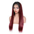 Brazilian Remy Straight Lace Front Wig_